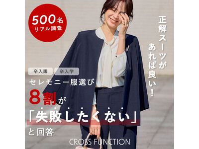 ママの8割は「失敗したくない」と回答。500名に卒入園・卒入学にまつわる実態調査をCROSS FUNCT...