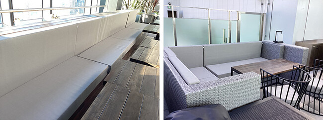 雨ざらしOKで、もう濡れたクッションに悩まない！圧倒的な速乾性を誇るオーダーメイド「屋外用クッション」を発売