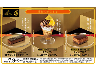 回転寿司業界初!至福のひとときをスシローで。ゴディバ監修の本格スイーツが登場!