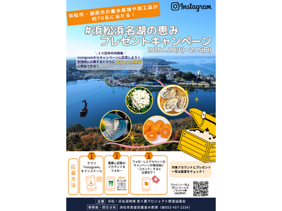 １０団体共同実施＃浜松浜名湖の恵みプレゼントキャンペーンの開催について