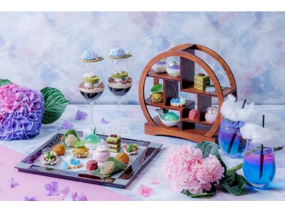 【京都】雨粒がきらきら輝く五月雨や美しいグラデーションの紫陽花をイメージした和洋スイーツが登場様々な食感...