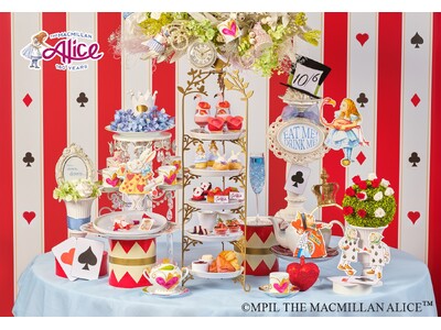 “不思議の国のアリス”の甘いお茶会へ誘う『アリスのストロベリーアフタヌーンティー』全国5都市で期間限定販売