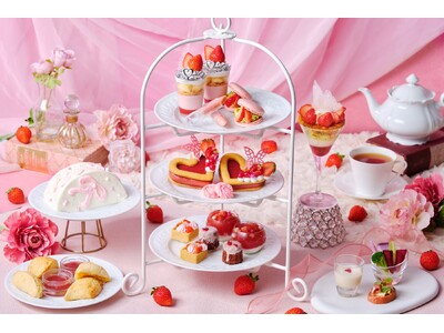 【横浜】フレッシュないちごを贅沢に使用した大人ピンクカラーがキュートなプリンセススイーツ 「ストロベリー...