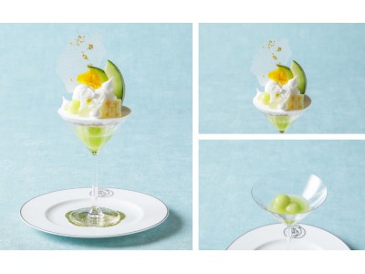 メロンとココナッツの爽やかコラボ！名古屋で食べるべき“パステルカラーがカワイイ”夏のご褒美パフェ！「大人のご褒美パフェ ～Melon ＆ Coconut～ 」販売