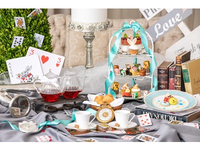 “不思議の国のアリス”モチーフのスイーツ『不思議の国のアリス アフタヌーンティー』販売