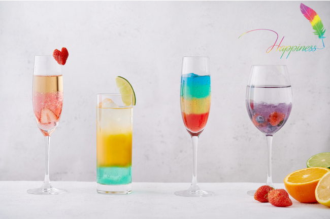 鮮やかなカラーのカクテルで、LGBTQ+に対する理解を広げ、性の多様性を考える『Happiness Rainbow Cocktail』2023年4月22日（土）～5月7日（日） 横浜・大宮にて提供のメイン画像