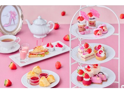 【横浜・新浦安】「クラシカルレディー・アフタヌーンティー～Strawberry Pink～」限定販売！乙女心くすぐる“ファッション”モチーフのエレガントな“いちごづくし”スイーツ