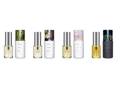 2022年3月26日（土）ukaから初のパフュームシリーズが登場。「7:15」「24:45」「ma/jo」「Japanese Night」4種のラインナップ。