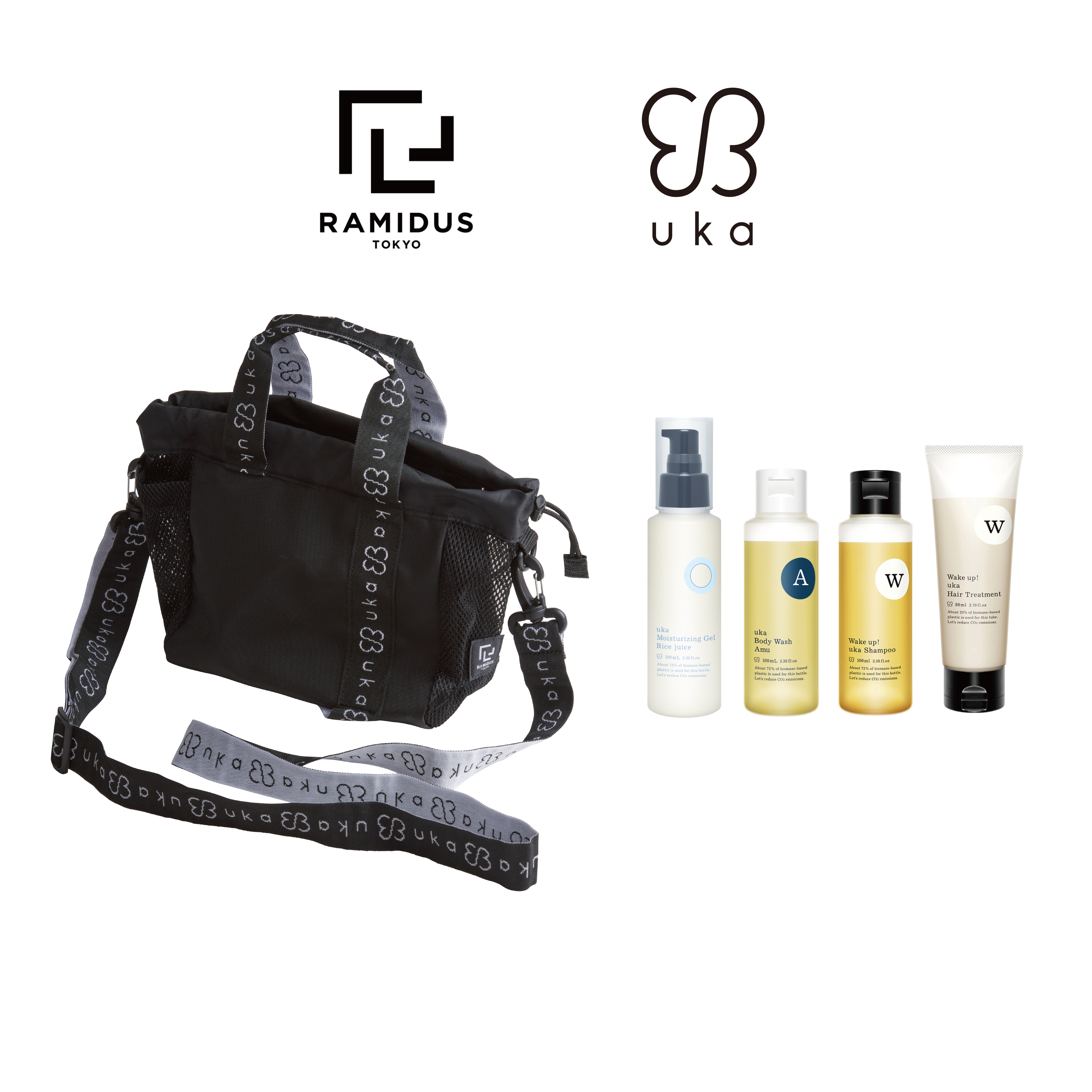 9月3日(土)にuka to go by RAMIDUSが発売。ヘアからフェイス、ボディケアまでジェンダーレスに叶えるポーチは、旅行のお供の新定番に。