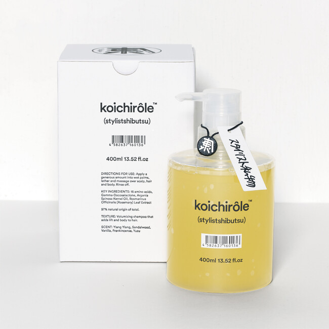 ukaとスタイリスト私物 第三弾ゼンシンシャンプー『koichirôle』発売