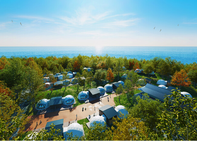 『プレジャーリゾート 伊豆赤沢温泉』に新エリア誕生　関東最大級グランピングの予約開始