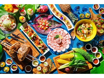 南国の太陽と自然が育んだ色彩のDINNER BUFFET開催　沖縄西海岸　TWIN-LINE HOTEL YANBARU OKINAWA JAPAN 7月1日(水)～10月31日(土)