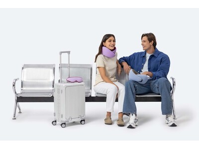 �V�G�X�^�̍��X�y�C���Ő��܂ꂽ�wOstrichpillow�i�I�[�X�g���b�`�s���[�j�x���� Eye Mask�ɐV�F�AGo Neck Pillow�ɃX���[���T�C�Y���o��I