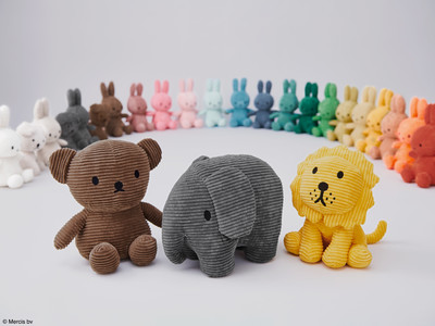 『Miffy Corduroy Collection』にミッフィー絵本でもおなじみの Boris / Lion / Elephant が新キャラクターとして仲間入り！