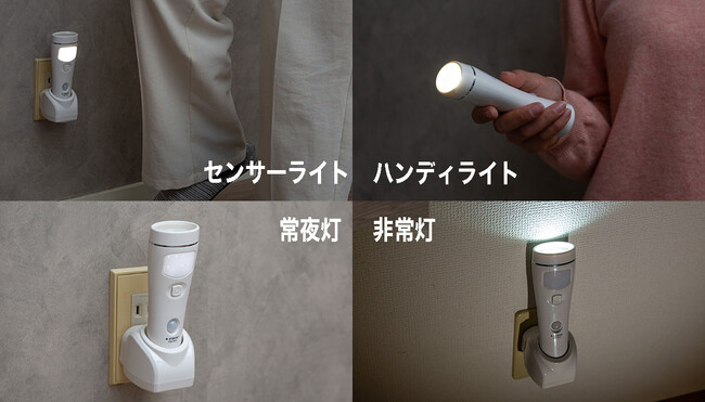 株式会社太知ホールディングスは「もしものときも頼れるライト」　マルチセンサーライト【KBN-504】を3月発売