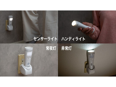 株式会社太知ホールディングスは「もしものときも頼れるライト」　マルチセンサーライト【KBN-504】を発売