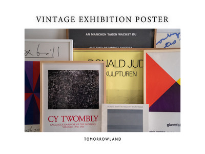 エレガントな大人のスタイルを提案する 〈TOMORROWLAND〉にて、エキシビションポスターを集めた展示販売会「VINTAGE EXHIBITION POSTER」を開催。