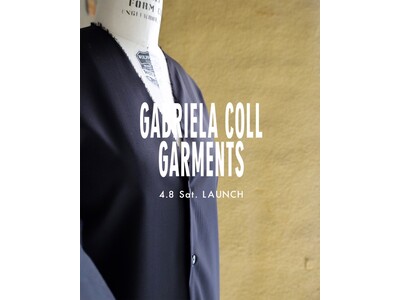 スペイン・バルセロナ発のブランド“GABRIELA COLL GARMENTS”エクスクルーシブコレクション第二弾がSUPER A MARKETとLAND OF TOMORROWで発売開始。