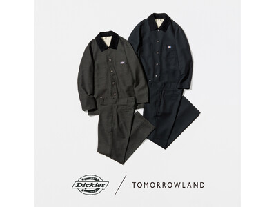 8月22日（木）より、アメリカを代表するワークウェアブランド〈Dickies〉との別注アイテム〈Dickies for TOMORROWLAND〉を横浜ルミネとオンラインストアにて先行予約を開始。