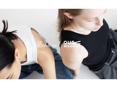 〈Edition〉と〈OUR WACOAL〉によるコラボレーションアイテム「CUP IN TANK TO...
