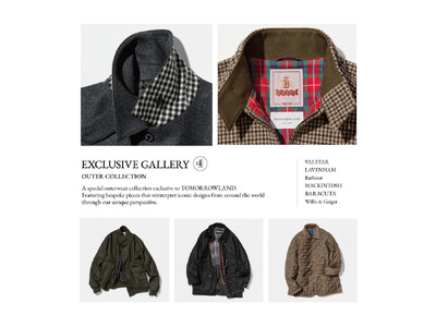 別注アウターが勢揃い。TOMORROWLAND「EXCLUSIVE OUTER COLLECTION」開催