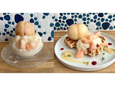 東京・自由が丘「パンとエスプレッソと自由形」「なんとかプレッソ」でまるごとの桃をふんだんに使った「桃フェア」を開催！