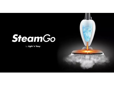 【新商品】水だけで家中を除菌清掃する『SteamGo（スチームゴー）』シリーズを家電量販店で販売開始。