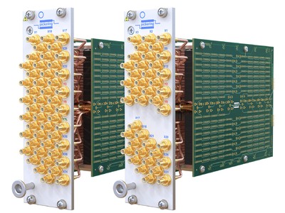 ピカリング インターフェース、RFスイッチング密度の大幅な向上を可能にする300MHz対応、32x8の新型PXI/PXIeモジュールを発表