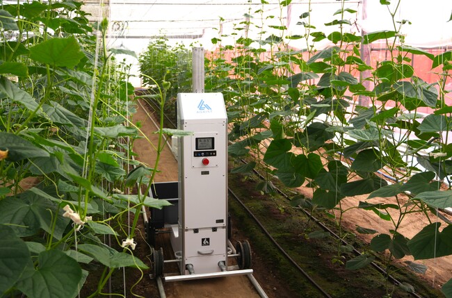AGRIST、群馬県農業技術センターにキュウリ収穫ロボットをレンタル導入