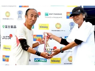 ���C�e�b�N�O���[�v���X�|���T�[�_����������p���X�^���f�B���O�e�j�X���E�����J�[�E�ݑI�肪�A��5��S���{�Ⴊ���җ��ʃe�j�X�I�茠���ŗD���ICBD�I�C���uM-SPORTS�v�Œ�����T�|�[�g