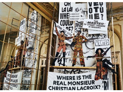 フランスの巨匠、ムッシュ・クリスチャン・ラクロワとのコラボレーションカプセル新作秋冬コレクションが2020年9月21日（月）より発売！