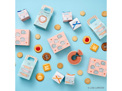 2/13（金）オンライン先行発売【KIHACHI×リサ・ラーソン】2026年春の新作が登場！スウェーデンの陶芸家リサ・ラーソンの描く動物たちとKIHACHIの美味しいお菓子のコラボレーションギフト。