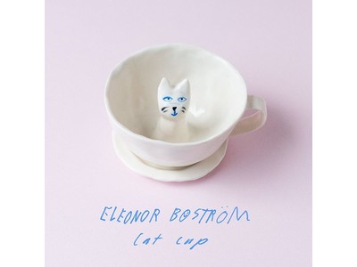 サンフランシスコ在住の注目の作家「エレオノール・ボストロム」のねこのティーカップ新発売！
