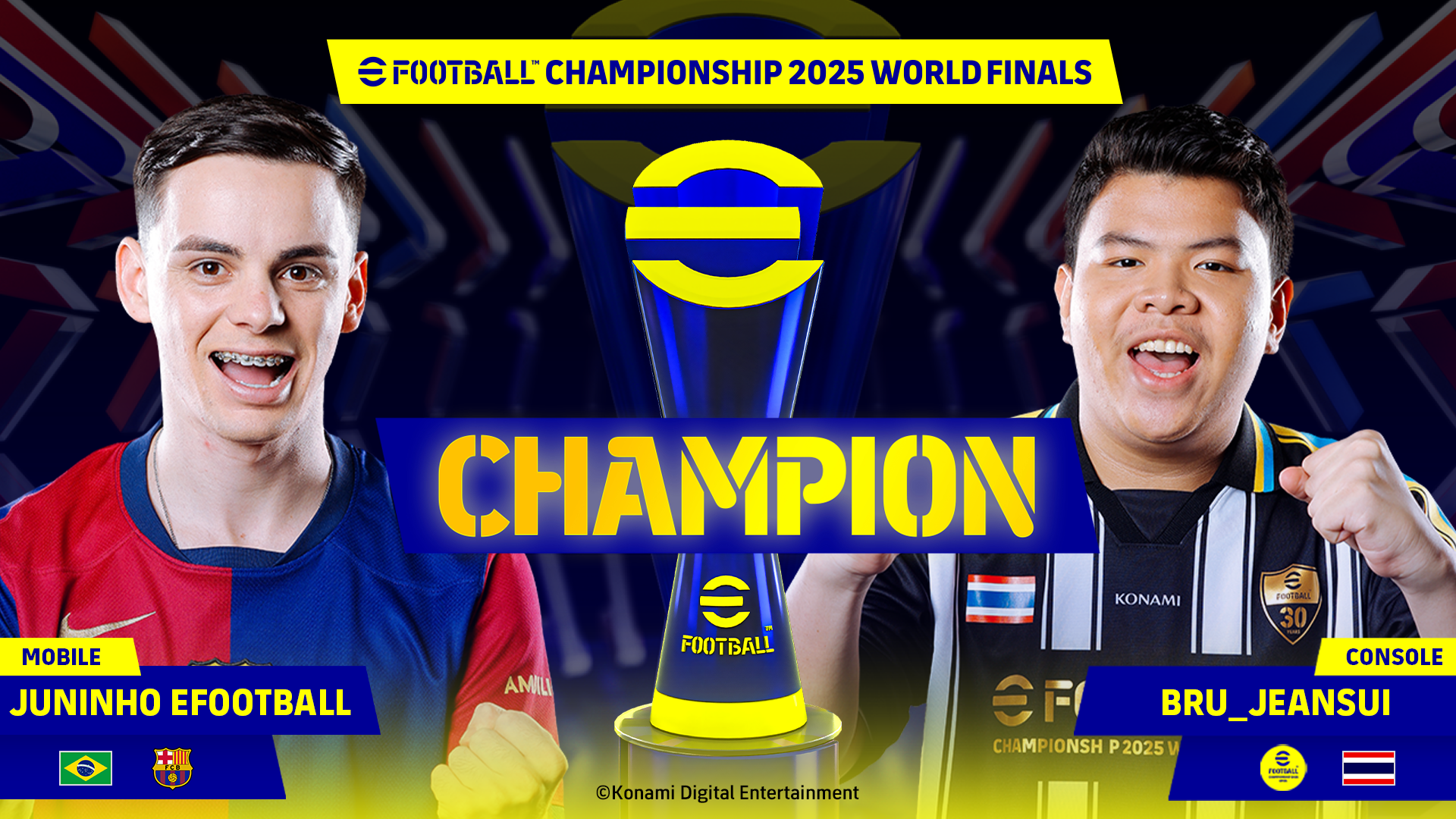 「eFootball(TM) Championship 2025 World Finals」世界200を超える国・地域から参加した約3,642万人の頂点が決定！