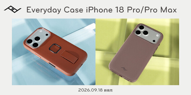 �y�s�[�N�f�U�C���V���i�ziPhone 18 Pro / iPhone 18 Pro Max�Ή��̃X�}�[�g�t�H���P�[�X�𔭔��B�������A�[�X�J���[�����C���i�b�v