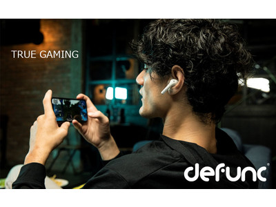 【新商品】北欧ブランド「defunc」から、360°サラウンドを体感できるゲーム向け完全ワイヤレスイヤホン『TRUE GAMING』を10月2日(金)より発売開始！