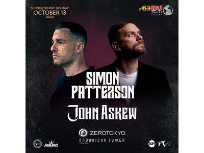 EDCなど世界中のビッグフェスでもプレイする、Trance界のレジェンドSimon PattersonとJohn Askewの来日公演が決定！