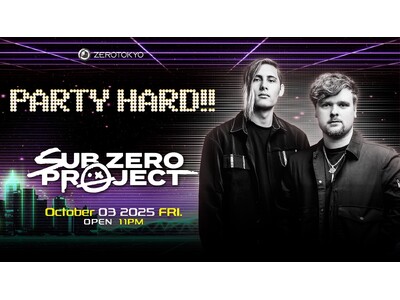 TomorrowlandやDefqon.1, The Qontinent, Loudnessなど多くのハードスタイルフェスに出演するスーパースターDJユニットSub Zero Projectが来日!!