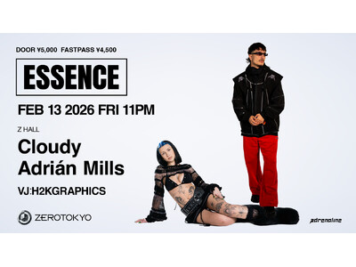 世界を熱狂させ、テクノシーンの最前線を象徴する二大巨星「Cloudy」と「Adrian Mills」がフ...