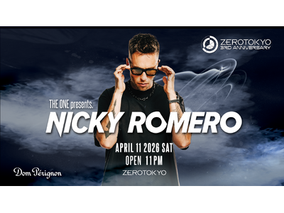 過去2回の出演も満員御礼、世界屈指のスーパースター“NICKY ROMERO”がZEROTOKYO 3周...