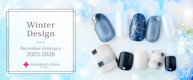 指先からきらめくウィンターシーズン★【新作】冬の定額ネイルデザイン登場!
