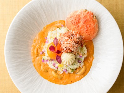 人には教えたくないほどの美味しさ「香箱蟹のニューバーグライス」がランチに登場!