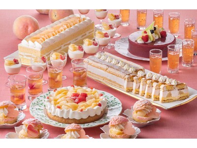 【横浜ベイホテル東急】“桃”をテーマにした人気のデザートブッフェ「スィートジャーニー ～桃～」