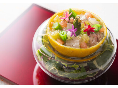 【横浜ベイホテル東急】熊本・天草の食材を用いた限定メニューが登場！前菜「晩柑の装い」・肉料理「あまくさ黒...