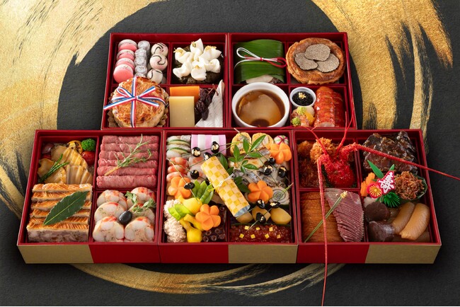 名誉総料理長 福田 順彦 監修のもと和洋中ペストリーの総力を結集　匠の技とセンスが光るおせち「和洋中スイーツ プレミアム五段重」