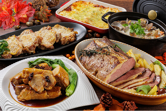 八角香る東坡肉（とんぽーろー）や熱々とろ～りラザニアなど　5カ国の料理を食べ放題で楽しむ90分の贅沢な食体験