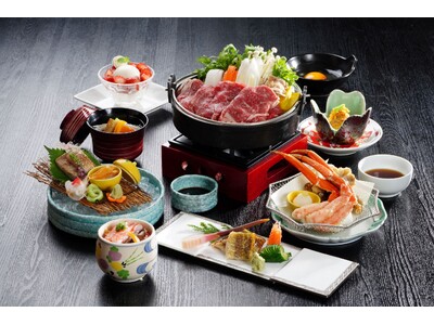 【松江エクセルホテル東急】冬の松江で味わう、すき焼き・カニ・穴子。山陰の冬の味覚を凝縮した「島根のごちそ...