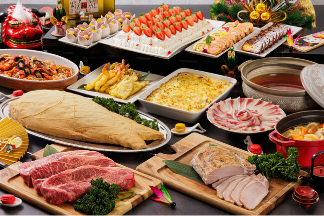 【新大阪江坂東急REIホテル】家族で愉しむ贅沢なひととき　はりま牛の鉄板焼き、にぎり寿司が食べ放題　１月１日から４日間限定「新春ファミリーランチブッフェ」開催！