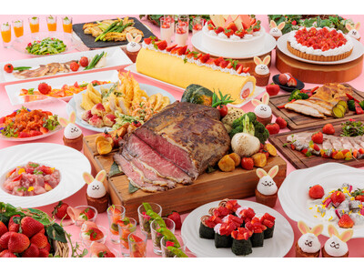 “あまおう”を含む旬のいちご3種食べ比べが魅力“季節の食材といちごのオリジナル料理”を楽しむ「いちごブッフェ2026」開催！