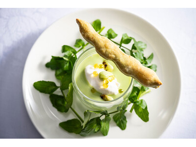 初夏のテーマは「緑」。大阪エクセルホテル東急、スパイス香る「仔羊のグリル」などハーブとスパイスが弾ける“...